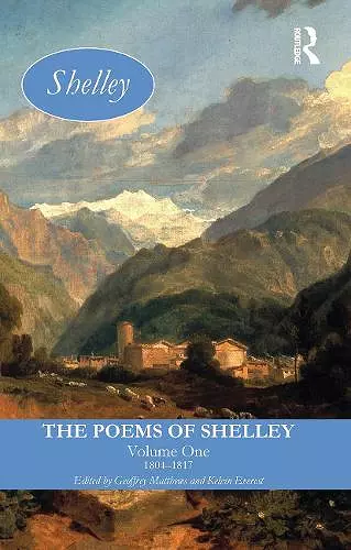 The Poems of Shelley: Volume One cover