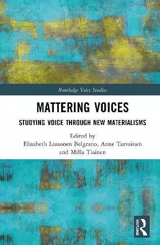 Mattering Voices cover