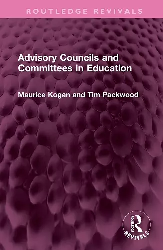 Advisory Councils and Committees in Education cover