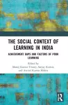 The Social Context of Learning in India cover