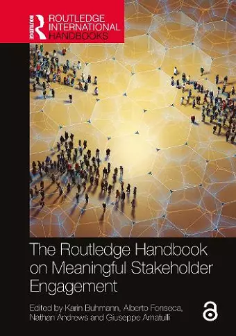 The Routledge Handbook on Meaningful Stakeholder Engagement cover