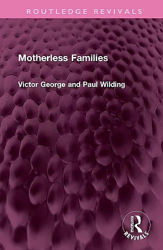 Motherless Families cover