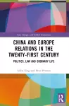 China and Europe Relations in the Twenty-First Century cover