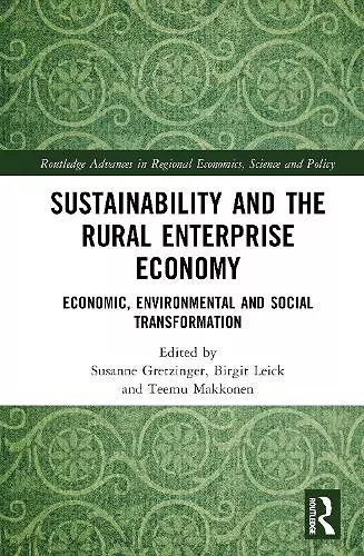 Sustainability and the Rural Enterprise Economy cover