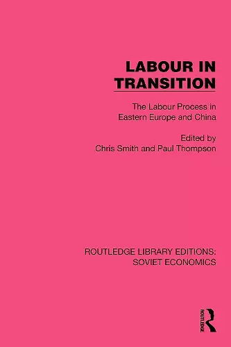 Labour in Transition cover