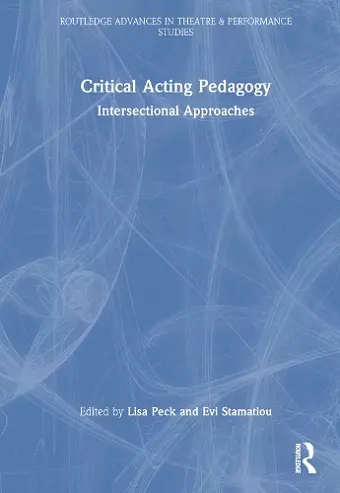 Critical Acting Pedagogy cover