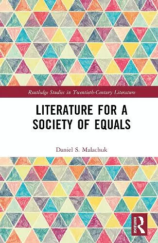 Literature for a Society of Equals cover