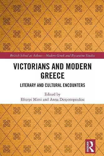 Victorians and Modern Greece cover