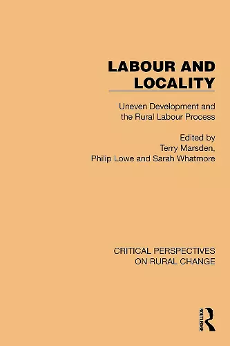 Labour and Locality cover