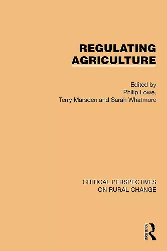 Regulating Agriculture cover