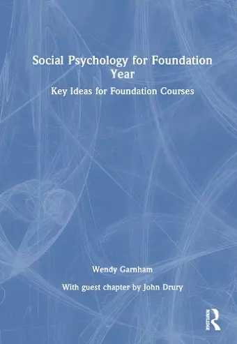 Social Psychology for Foundation Year cover