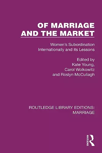 Of Marriage and the Market cover