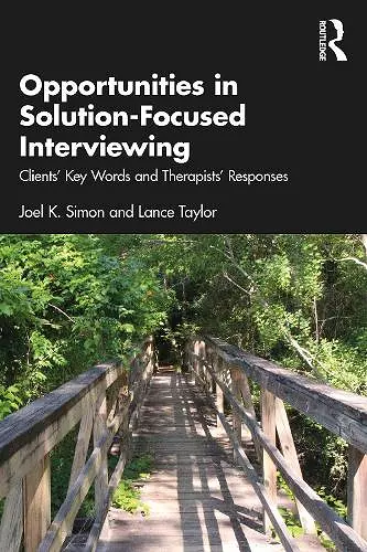 Opportunities in Solution-Focused Interviewing cover