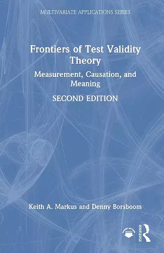 Frontiers of Test Validity Theory cover