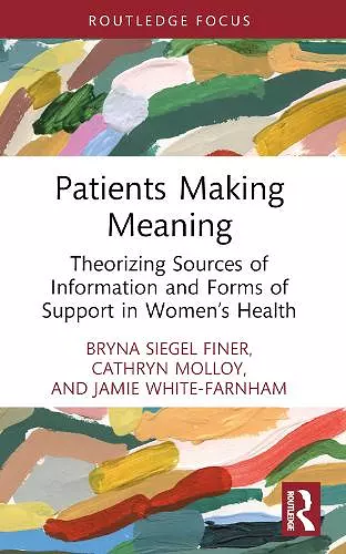 Patients Making Meaning cover
