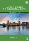 Slapper and Kelly's The English Legal System cover