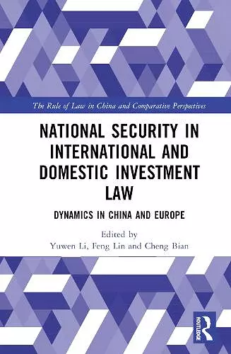 National Security in International and Domestic Investment Law cover