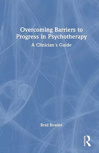 Overcoming Barriers to Progress in Psychotherapy cover