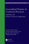 Generalized Notions of Continued Fractions cover