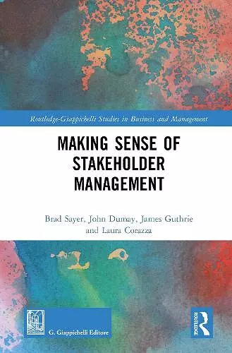 Making Sense of Stakeholder Management cover