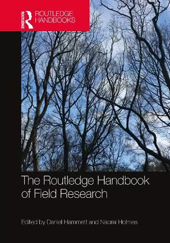 The Routledge Handbook of Field Research cover