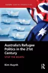 Australia’s Refugee Politics in the 21st Century cover