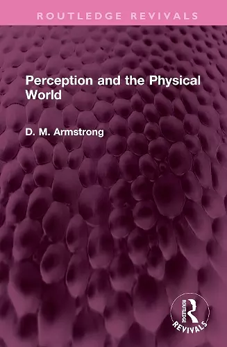 Perception and the Physical World cover