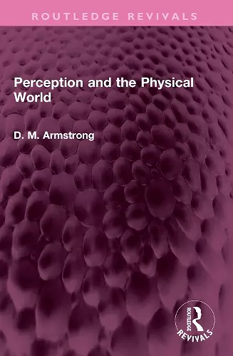 Perception and the Physical World cover