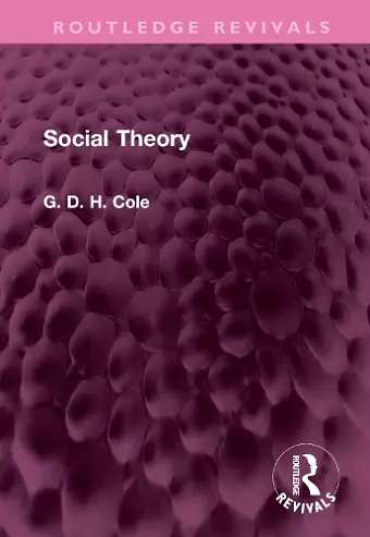 Social Theory cover