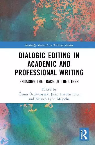 Dialogic Editing in Academic and Professional Writing cover