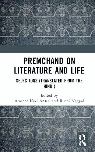 Premchand on Literature and Life cover