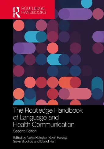 The Routledge Handbook of Language and Health Communication cover