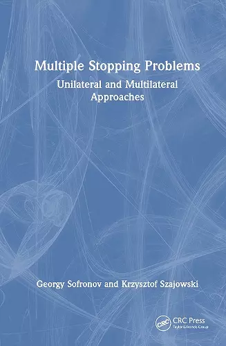 Multiple Stopping Problems cover