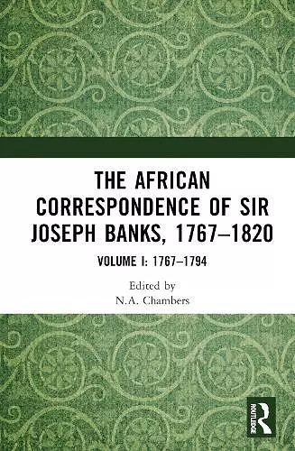 The African Correspondence of Sir Joseph Banks, 1767–1820 cover