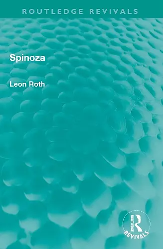 Spinoza cover