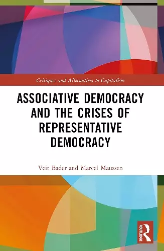 Associative Democracy and the Crises of Representative Democracies cover