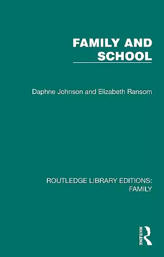 Family and School cover