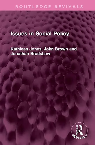 Issues in Social Policy cover