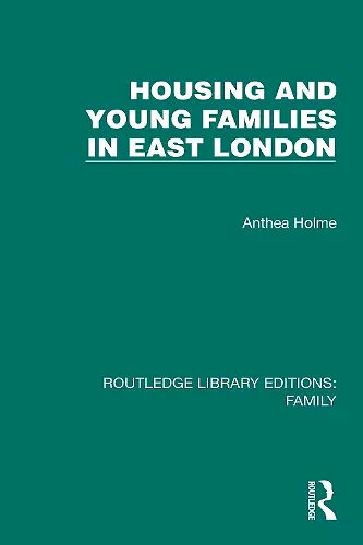 Housing and Young Families in East London cover
