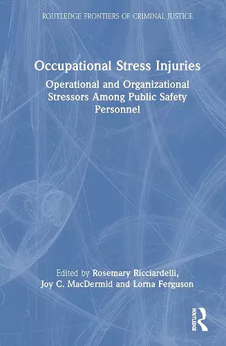 Occupational Stress Injuries cover