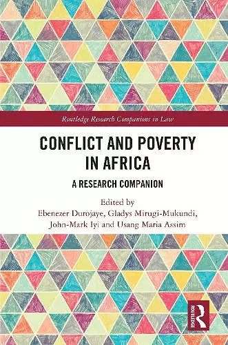 Conflict and Poverty in Africa cover