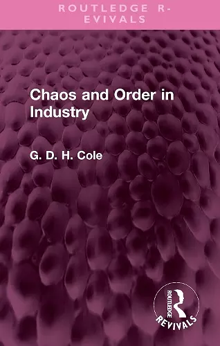 Chaos and Order in Industry cover