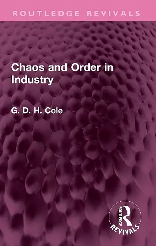 Chaos and Order in Industry cover