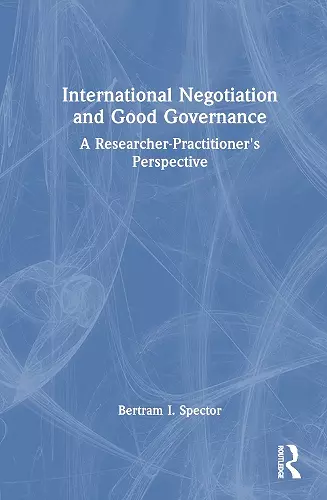 International Negotiation and Good Governance cover