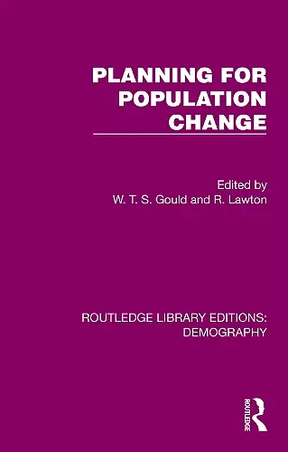 Planning for Population Change cover