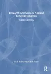 Research Methods in Applied Behavior Analysis cover