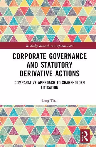 Corporate Governance and Statutory Derivative Actions cover