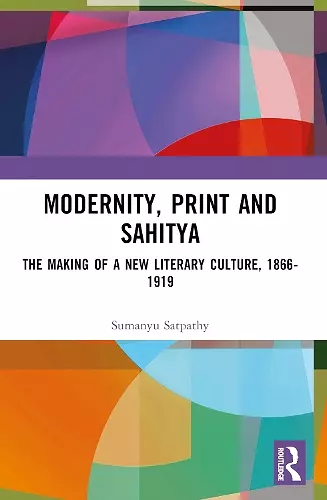 Modernity, Print and Sahitya cover