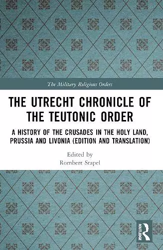 The Utrecht Chronicle of the Teutonic Order cover
