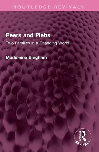 Peers and Plebs cover